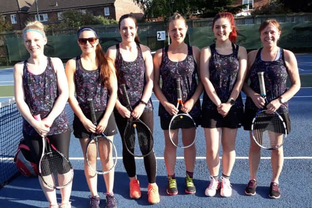 Melton Mowbray Tennis Club's ladies second team EMN-190528-160446002