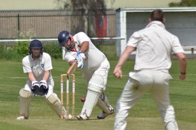 Simon Claricoats was one of three Melton batsmen to make a half-century against Syston EMN-190528-092048002
