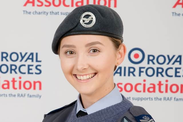 Cadet Flight Sergeant Olivia Brown who has been awarded a coveted flying scholarship by the RAF Association EMN-190528-162541001