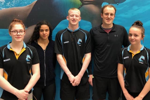 Melton finalists, from left, Clarice Ellingworth, silver medallist Beth Walker, Tom Rochelle, Michael Hill, Imogen Lindsey EMN-190528-185221002