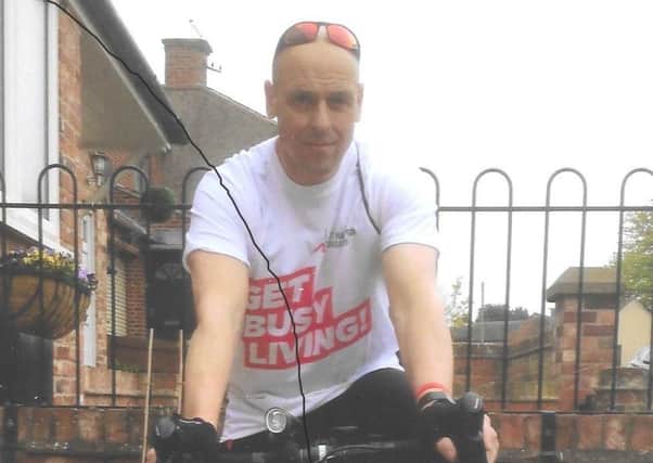Hose man Richard Harris, who is preparing to cycle 800 miles through France in aid of two charities EMN-190530-162422001