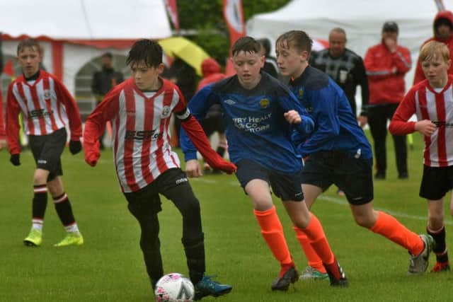 Mowbray Rangers take on Monaghan in the under 13s competition EMN-191206-104539002