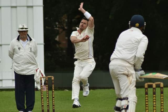 James Pepperdine finished with the day's best bowling figures in a match dominated by the ball EMN-190617-174555002