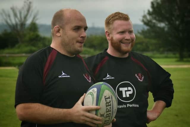Holford with Melton's long-serving scrum-half Duncan Lennox EMN-190620-162627002