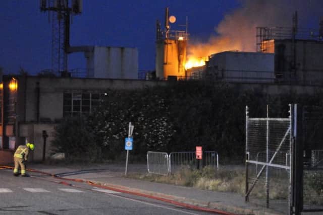 Firefighters tackle a blaze at a disused factory on Snow Hill, Melton
PHOTO JONNY MCGRADY EMN-190624-104158001