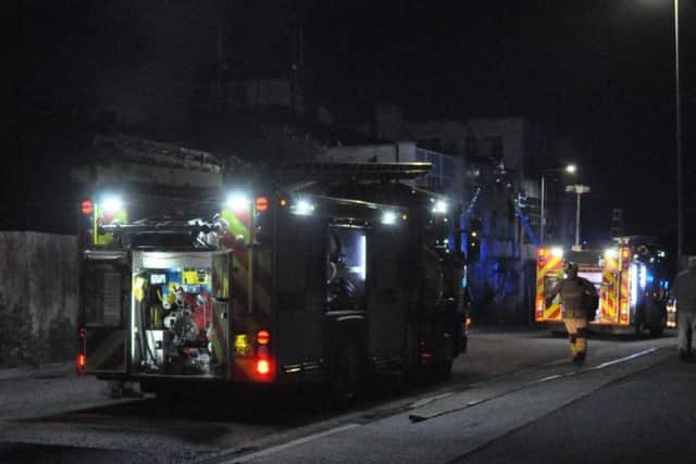 Firefighters tackle a blaze at a disused factory on Snow Hill, Melton
PHOTO JONNY MCGRADY EMN-190624-104208001