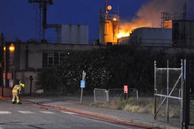 Firefighters tackle a blaze at a disused factory on Snow Hill, Melton
PHOTO JONNY MCGRADY EMN-190624-104158001