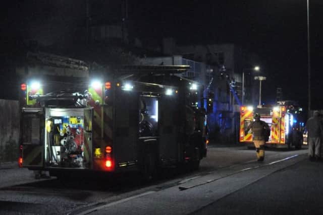 Firefighters tackle a blaze at a disused factory on Snow Hill, Melton
PHOTO JONNY MCGRADY EMN-190624-104208001