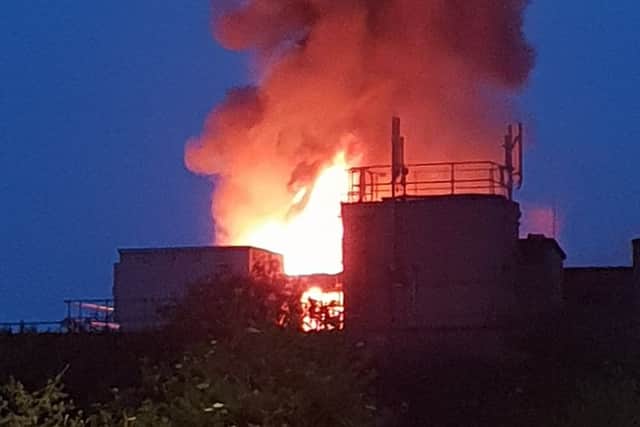 Fire rages in a disused factory building on Stanley Street, Melton
PHOTO KERRY CAMPBELL EMN-190625-100832001