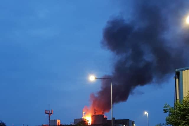 Fire rages in a disused factory building on Stanley Street, Melton
PHOTO KERRY CAMPBELL EMN-190625-100843001