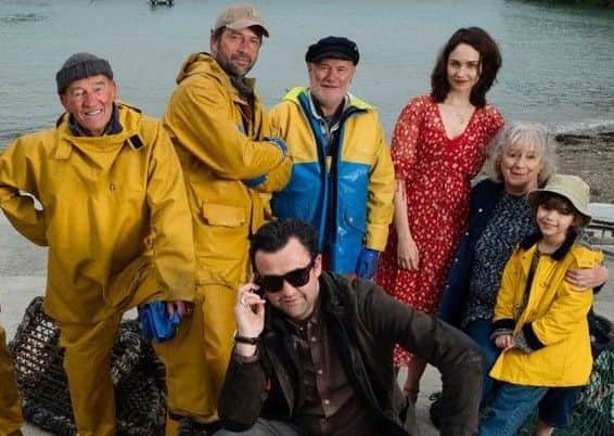 The cast of the Fisherman's Friends movie EMN-190625-105401001