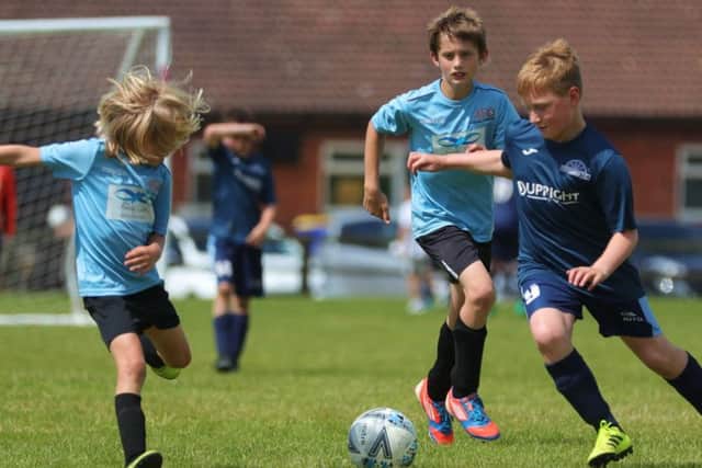 Asfordby FC youngsters take on Desford on Saturday. Picture: Phil James EMN-190626-084809002