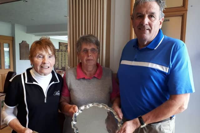 Trophy winners Margaret and Gerry with Anne Creed (centre) EMN-190626-172843002