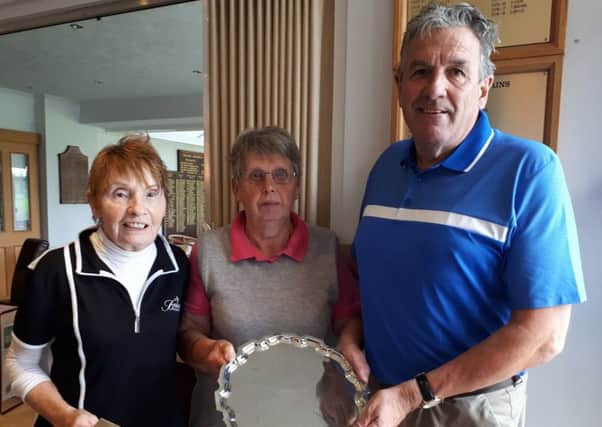 Trophy winners Margaret and Gerry with Anne Creed (centre) EMN-190626-172843002