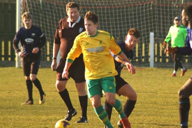 Mike Hendey in action for Holwell Sports last season after returning from China EMN-190626-184825002