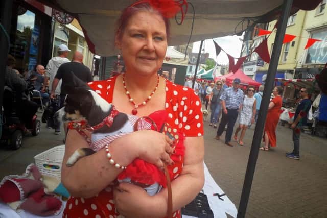 Mary Matlock on her hand-made jewellery stall EMN-190107-175859001