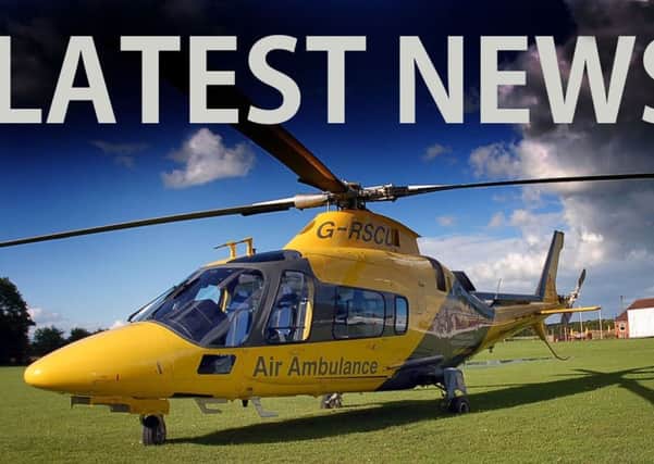 The air ambulance attended the incident EMN-190507-110723001