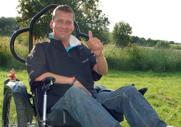The late Stewart Sparling who started the Treble One Trust to support fellow MND sufferers PHOTO: Tim Williams EMN-190807-172405001