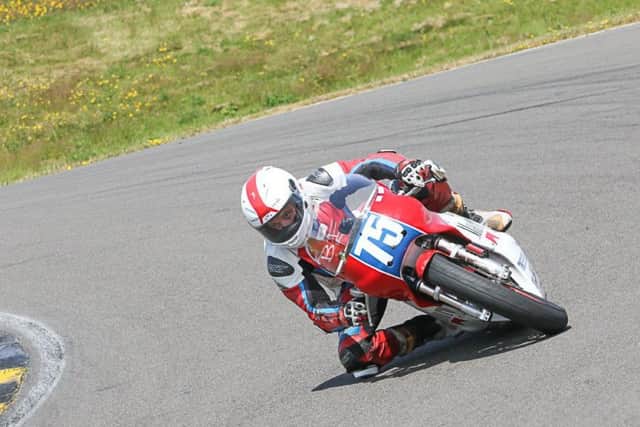 Melton motorcycle racer Ant Hart recovered well after his Anglesey crash. Picture: Peter Morris EMN-190716-183612002