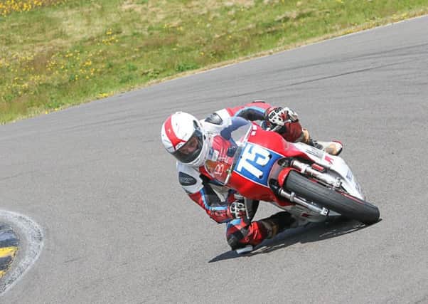 Melton motorcycle racer Ant Hart recovered well after his Anglesey crash. Picture: Peter Morris EMN-190716-183612002