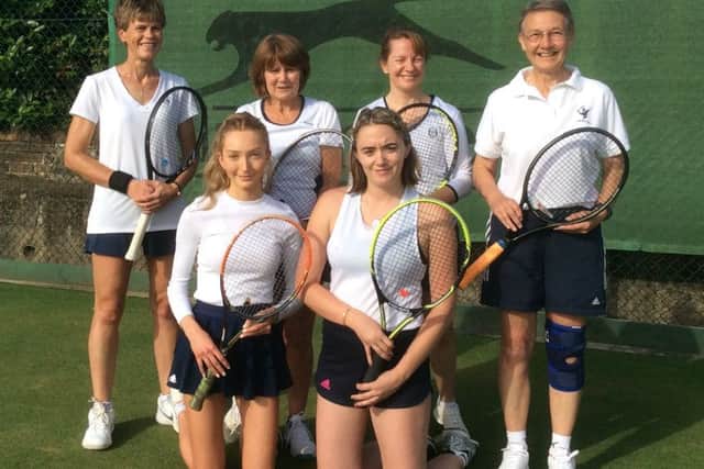 Hamilton Tennis Club's ladies' first team sealed promotion in style EMN-190716-152018002