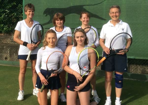 Hamilton Tennis Club's ladies' first team sealed promotion in style EMN-190716-152018002