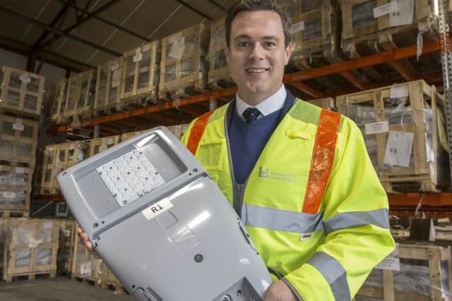 Councillor Blake Pain, County Hall cabinet member for highways, who has overseen the installation of new LED lighting across Melton and other parts of Leicestershire EMN-190726-120222001