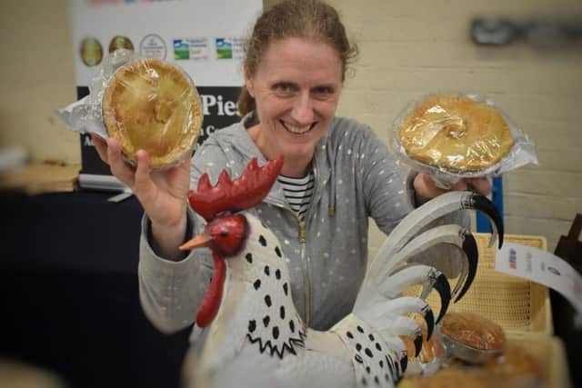 PieFest 2019 - Nicky Green shows off her Addington Pies EMN-190729-174858001