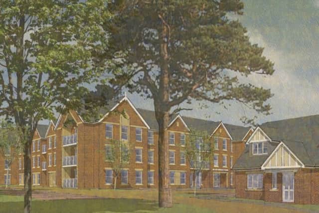 An artist's impression of the planned retirement properties at the former Catherine Dalley House nursing home site in Melton as proposed by developers McCarthy and Stone EMN-190730-143809001