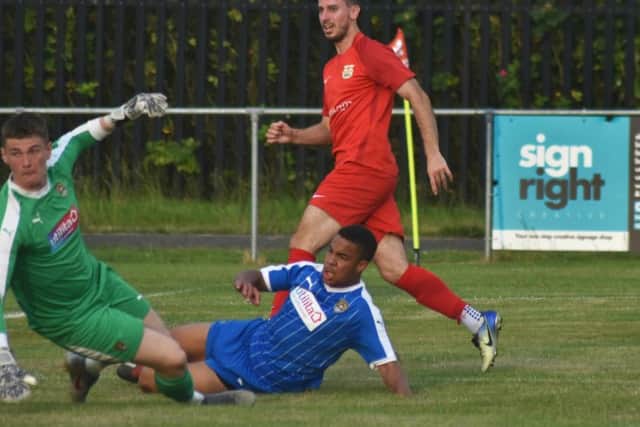 Jordan Lever scored a dramatic 95th-minute winner at Worksop EMN-190731-104612002