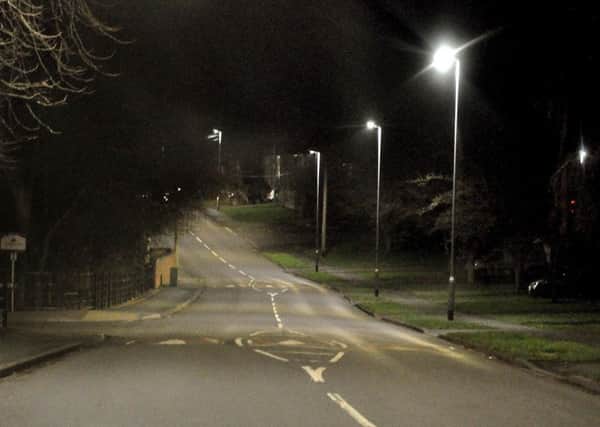 Street lighting in Baldocks Lane, Melton EMN-190731-172837001