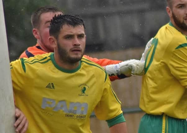 Leighton Nicholson scored his third goal of the season at Lutterworth EMN-191109-094540002