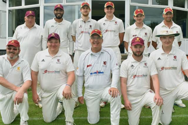 A run of six straight wins has carried Park Seconds to promotion. A seventh would wrap up the title. From left, back - Neil Ellis, Susudo Akaravitage, Michael Dover-Jaques, Anthony Pedlar, Harry Wells, Richard Harris; front - Chris Jeary, Stephen Hoskisson, Greg Tyler, Jacob Bates, Jack Anderson. EMN-191009-091523002
