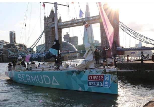 The GoToBermuda boat, which will carry Redmile man Andy Harrhy in the year-long Clipper Round the World Yacht Race EMN-190409-170517001