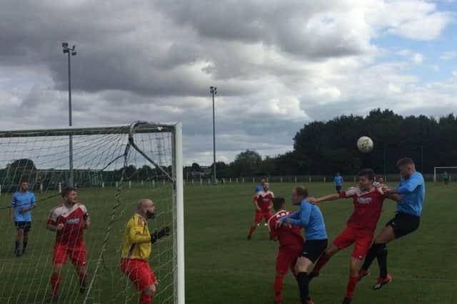Asfordby pressure the Allexton goal EMN-190909-165130002