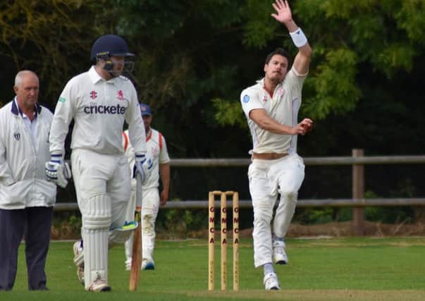 James Pepperdine, like opening partner Myles Hickman, toiled for a breakthrough on Saturday EMN-191009-184151002