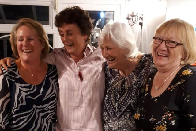 Sunday team event winners Jean Moulds, Nancy Denny (lady captain), Sally Hudson and Liz Clark EMN-190917-101843002