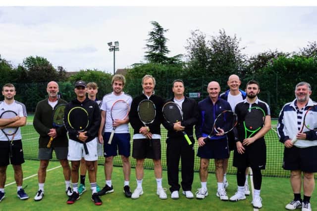 Hamilton Tennis Club men's doubles competitors