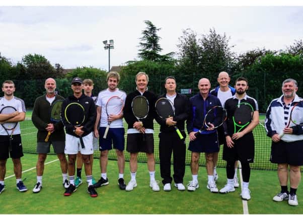 Hamilton Tennis Club men's doubles competitors