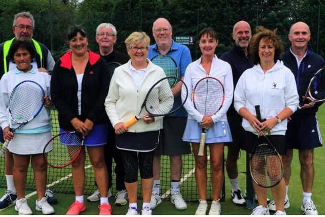 Hamilton Tennis Club mixed doubles competitors