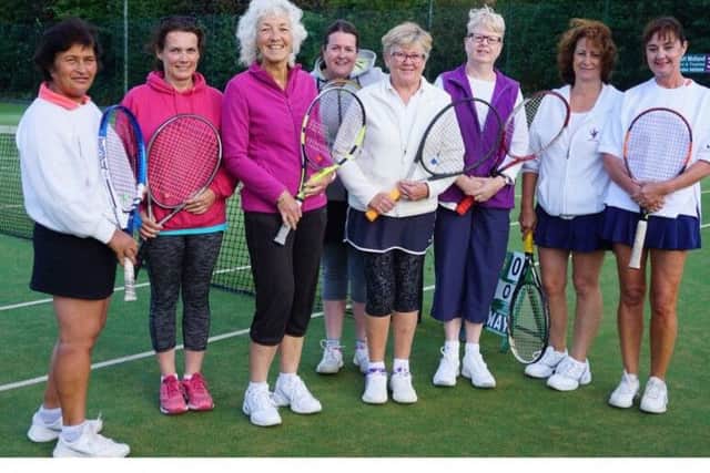 Hamilton Tennis Club women's doubles competitors