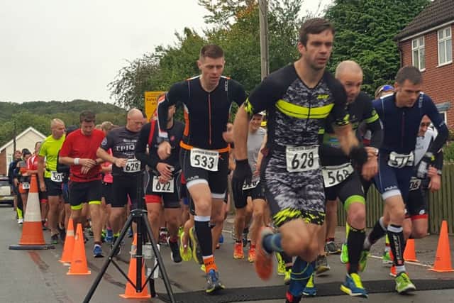 The start of the 2018 Stathern Duathlon EMN-190918-131324002