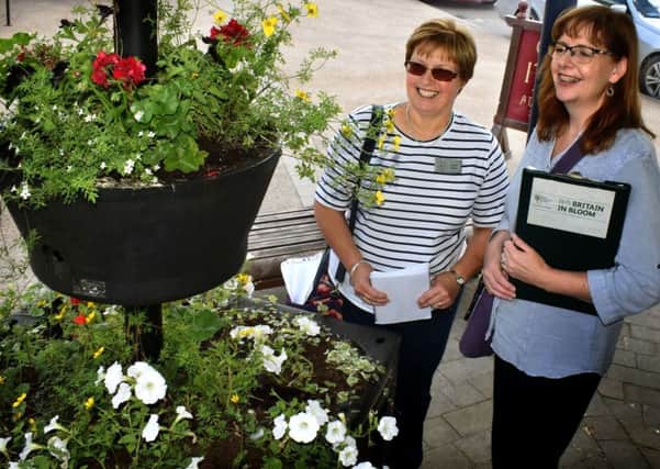Judges Joyce Slater and Sharon Sutton tour Melton back in July for the East Midlands In Bloom contest EMN-190920-140249001