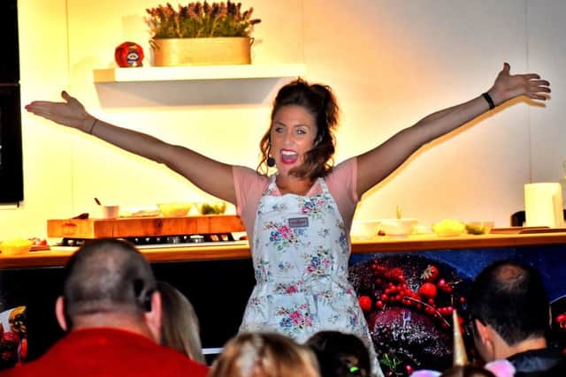 A lively performance in the theatre from CBeebies presenter Katy Ashworth PHOTO: Tim Williams