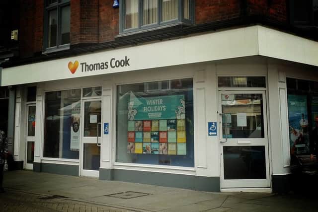 The Thomas Cook shop in Melton EMN-191110-103411001