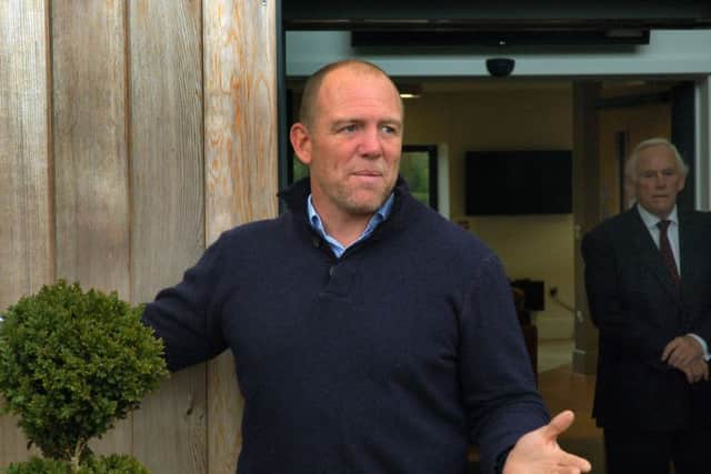 Former England rugby skipper Mike Tindall at the official opening of the Get Busy Living centre at Burrough on the Hill EMN-191022-111850001