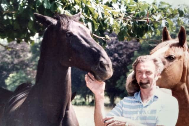 In his element - at home with Bugsy and another equine friend EMN-191029-164605002