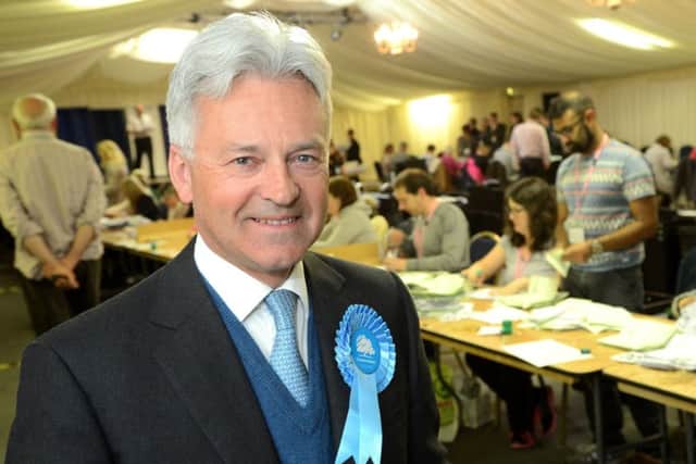 Sir Alan Duncan pictured at the General Election count in 2015 EMN-191030-160302001