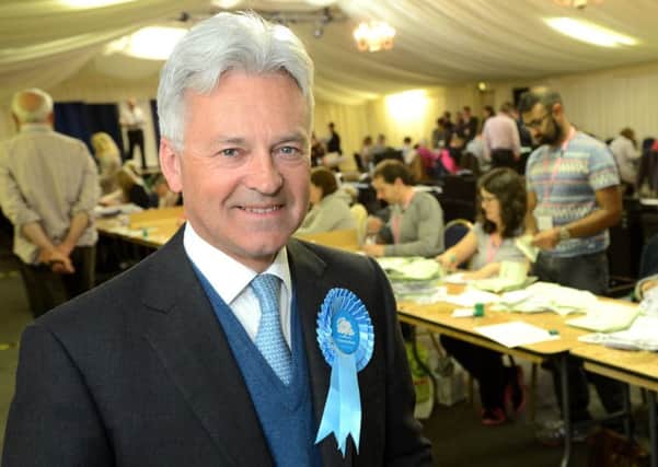 Sir Alan Duncan pictured at the General Election count in 2015 EMN-191030-160302001