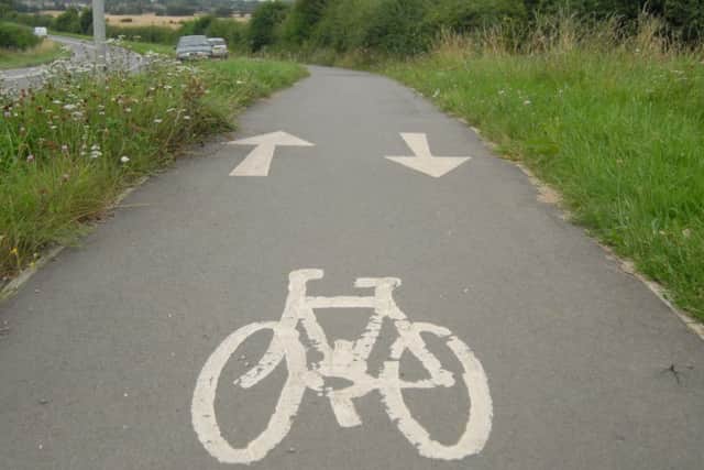 Photo: MSMP210812-024ow
Cycle path on the A6121 road at Ryhall. File picture.